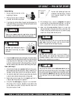 Preview for 16 page of MULTIQUIP QP305SLT Operation And Parts Manual