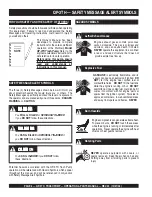 Preview for 6 page of MULTIQUIP QP3TH Operation And Parts Manual