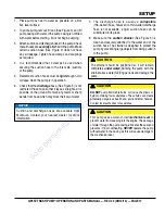 Preview for 16 page of MULTIQUIP QP4TZ Operation And Parts Manual