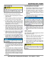 Preview for 18 page of MULTIQUIP QP4TZ Operation And Parts Manual