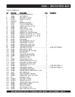 Preview for 47 page of MULTIQUIP R2000 Operation And Parts Manual