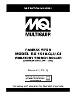 MULTIQUIP RX 1510-C Operation Manual preview