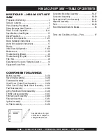 Preview for 4 page of MULTIQUIP SideWinder HS62A Operation And Parts Manual