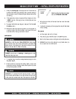 Preview for 20 page of MULTIQUIP SideWinder HS62A Operation And Parts Manual