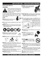 Preview for 8 page of MULTIQUIP SideWinder HS81 Operations & Parts Manual