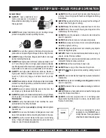 Предварительный просмотр 9 страницы MULTIQUIP SideWinder HS81 Operations & Parts Manual