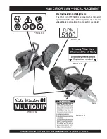 Preview for 13 page of MULTIQUIP SideWinder HS81 Operations & Parts Manual