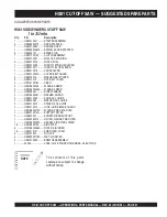 Preview for 31 page of MULTIQUIP SideWinder HS81 Operations & Parts Manual