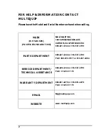 Preview for 2 page of MULTIQUIP Sp-6065 Operation Manual