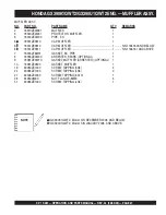 Preview for 66 page of MULTIQUIP SP113H18 Operation And Parts Manual