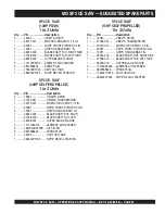 Preview for 49 page of MULTIQUIP SP2 CE13H20 Operation And Parts Manual