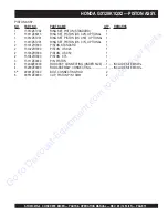 Preview for 76 page of MULTIQUIP STOW CMS-4S Operation And Parts Manual