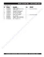 Preview for 82 page of MULTIQUIP STOW CMS-64S Operation And Parts Manual