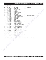 Preview for 53 page of MULTIQUIP STOW CMS-94S Operation And Parts Manual