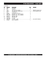 Preview for 51 page of MULTIQUIP Stow MS-63 Operation And Parts Manual