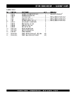 Preview for 57 page of MULTIQUIP Stow MS-93 Operation And Parts Manual