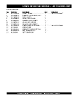 Preview for 59 page of MULTIQUIP Stow MS-93 Operation And Parts Manual