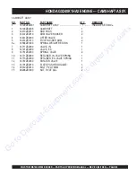 Preview for 89 page of MULTIQUIP Stow MS18E Parts And Operation Manual