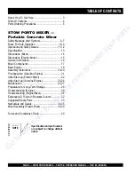 Preview for 4 page of MULTIQUIP STOW PORTO MIX SMC3PB Parts And Operation Manual