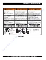 Preview for 11 page of MULTIQUIP STOW PORTO MIX SMC3PB Parts And Operation Manual