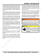 Preview for 15 page of MULTIQUIP WBH-16EF CE Operation And Parts Manual