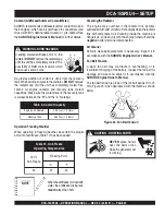 Preview for 29 page of MULTIQUIP WHISPERWATT DCA-15SPXU4 Operation Manual