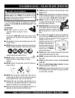 Preview for 10 page of MULTIQUIP WHISPERWATT DCA-220SSVU Operation And Parts Manual