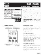 Preview for 3 page of MULTIQUIP WhisperWatt DCA150SSI Specifications