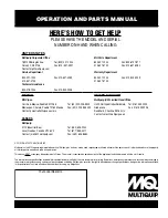 Preview for 78 page of MULTIQUIP Whisperwatt dCa40ssKu Operation And Parts Manual