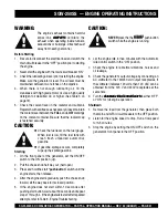 Preview for 31 page of MULTIQUIP WHISPERWELD SGW-250SS Parts And Operation Manual