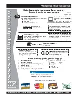 Preview for 5 page of MULTIQUIP WHITEMAN EPOXY/M Series Operation And Parts Manual