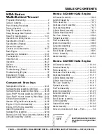 Preview for 4 page of MULTIQUIP WHITEMAN HDA Series Owner'S Manual