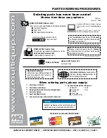 Preview for 5 page of MULTIQUIP Whiteman J36H55 Operation And Parts Manual