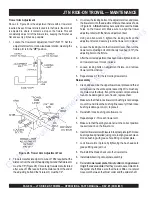 Предварительный просмотр 31 страницы MULTIQUIP Whiteman JTN Operation And Parts Manual