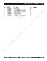 Preview for 111 page of MULTIQUIP Whiteman JWN Series Operation And Parts Manual