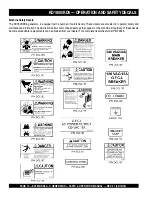 Preview for 10 page of MULTIQUIP Whiteman KD1800/KD6 Parts And Operation Manual