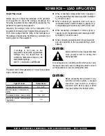 Preview for 24 page of MULTIQUIP Whiteman KD1800/KD6 Parts And Operation Manual