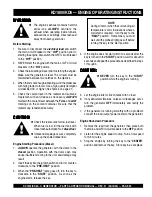 Preview for 25 page of MULTIQUIP Whiteman KD1800/KD6 Parts And Operation Manual