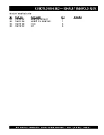 Preview for 127 page of MULTIQUIP Whiteman KD1800/KD6 Parts And Operation Manual