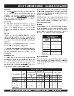 Preview for 12 page of MULTIQUIP Whiteman MC64P Operation And Parts Manual