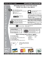 Preview for 5 page of MULTIQUIP Whiteman WBH-16EAWD Operation And Parts Manual