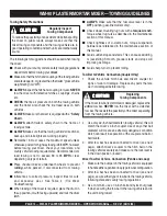 Preview for 12 page of MULTIQUIP Whiteman WM-90P Operation Manual