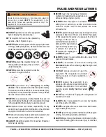 Preview for 8 page of MULTIQUIP Whiteman WM120PH Series Operation Manual