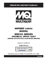 Preview for 1 page of MULTIQUIP WSC55 Operation And Parts Manual