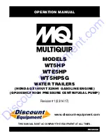 MULTIQUIP WT5HP Operation Manual предпросмотр