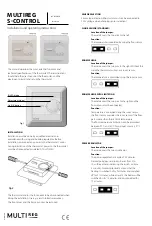 Предварительный просмотр 3 страницы MULTIREG S-CONTROL Installation And Operating Instructions