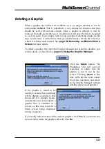Preview for 123 page of MultiScreen Channel Operator'S Manual