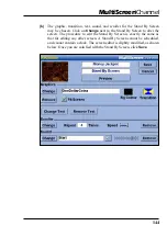 Preview for 144 page of MultiScreen Channel Operator'S Manual