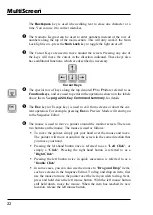 Предварительный просмотр 22 страницы MultiScreen In House TV Communication System Operator'S Manual