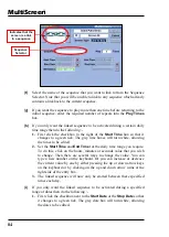 Предварительный просмотр 84 страницы MultiScreen In House TV Communication System Operator'S Manual